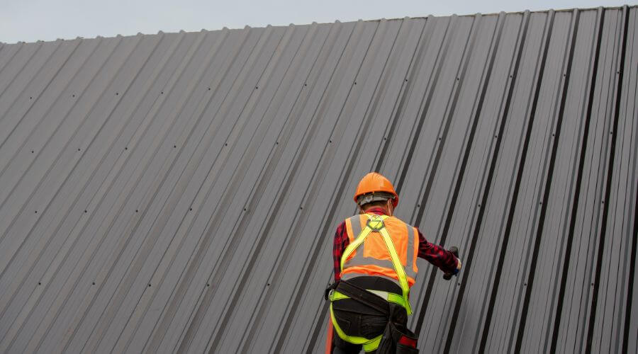 Professional metal roof installation services in Mexico, ME